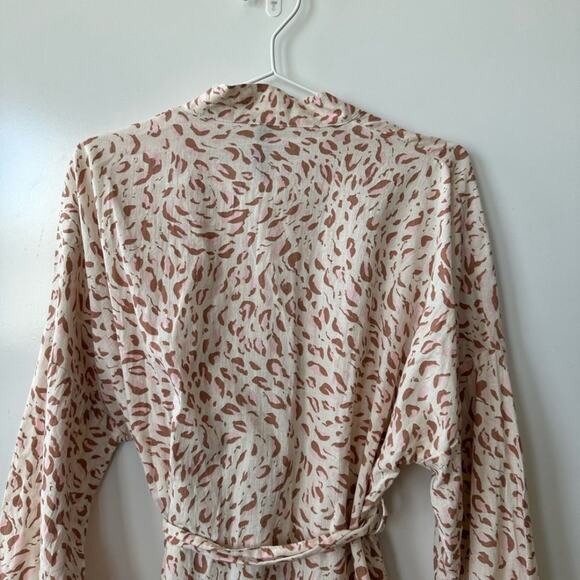 Cotton On Leopard Beach Cover Up Robe size XS/S - Picture 5 of 7